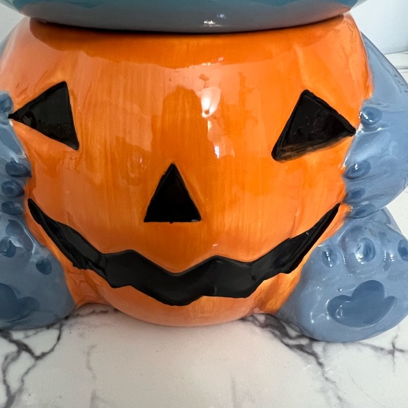 NEW VHTF Stitch Disney Halloween Jack-o’-lantern Pumpkin Canister - Picture 7 of 7